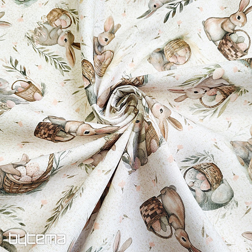 Decorative fabric BUNNY BLESSED