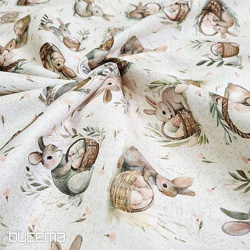 Decorative fabric BUNNY BLESSED