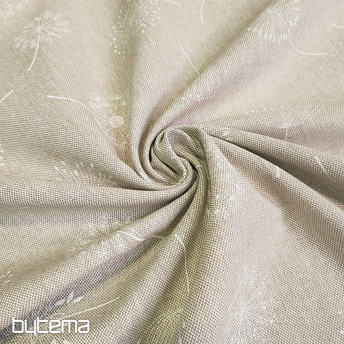 Decorative fabric BLOSSOMING DANDELION