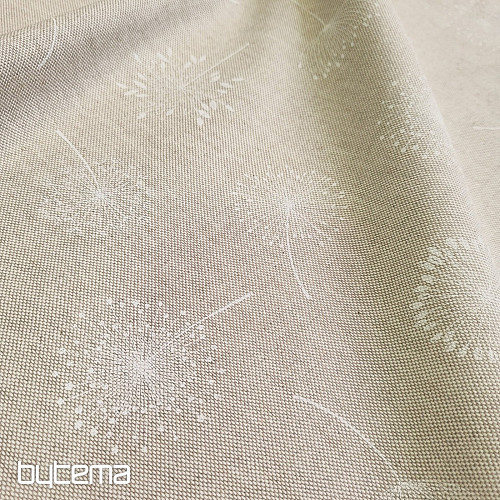 Decorative fabric BLOSSOMING DANDELION