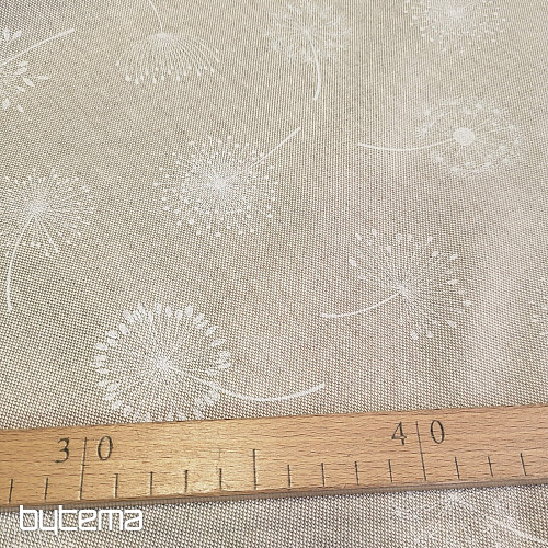 Decorative fabric BLOSSOMING DANDELION