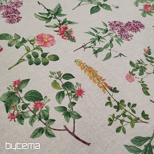 Decorative fabric FLOWERS OREGON