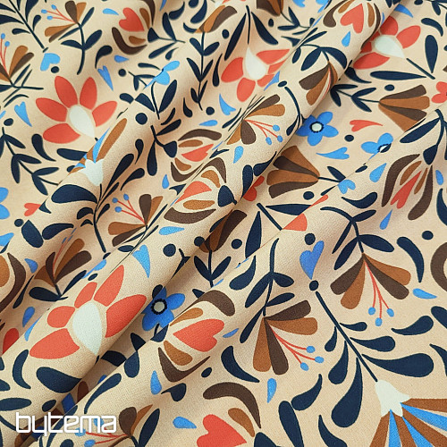 Cotton fabric LAFLEUR