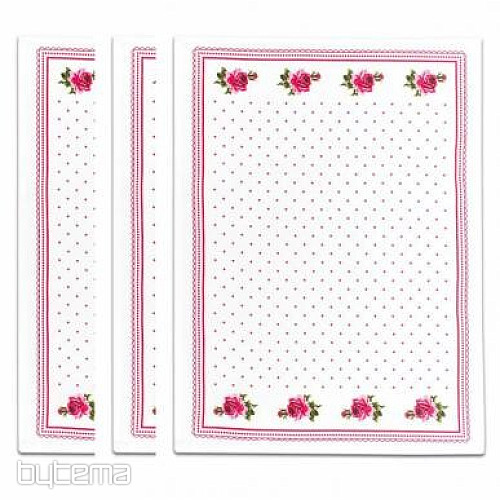 GRANDMA'S Towels Pink Roses