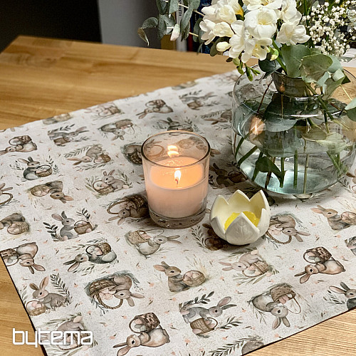 Easter tablecloth BUNNY BLESSED