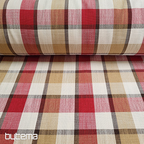 Decorative fabric ATILA RED