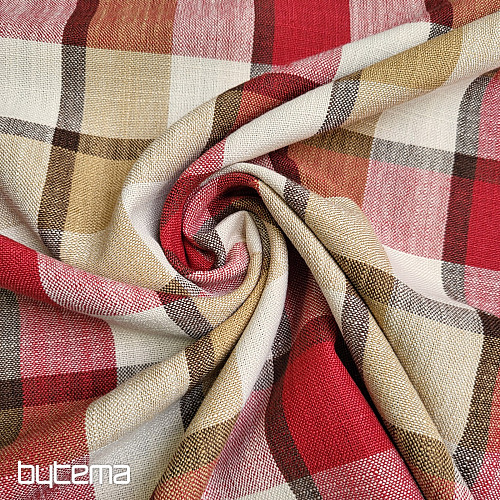 Decorative fabric ATILA RED