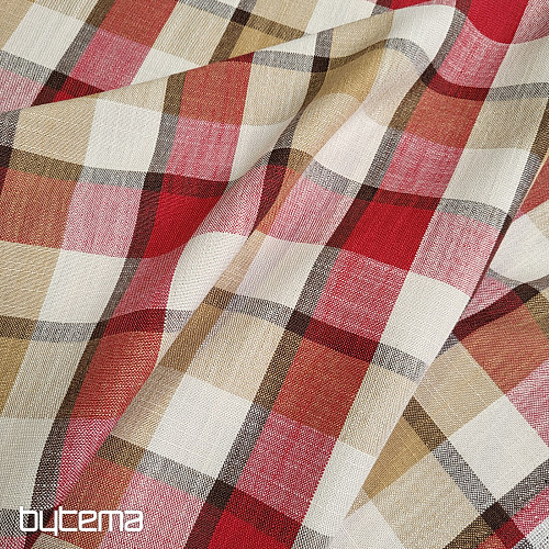 Decorative fabric ATILA RED