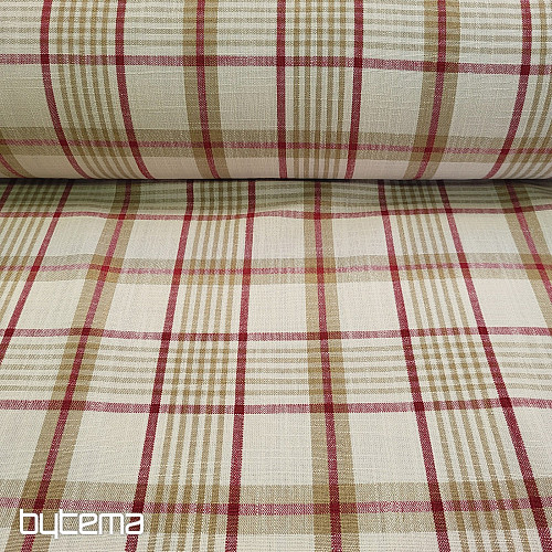 Decorative fabric ANZOL RED