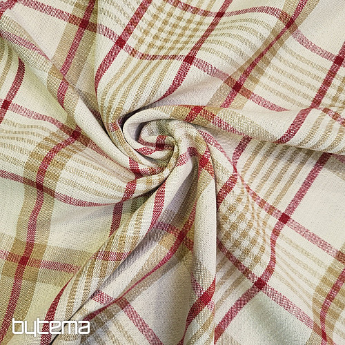 Decorative fabric ANZOL RED