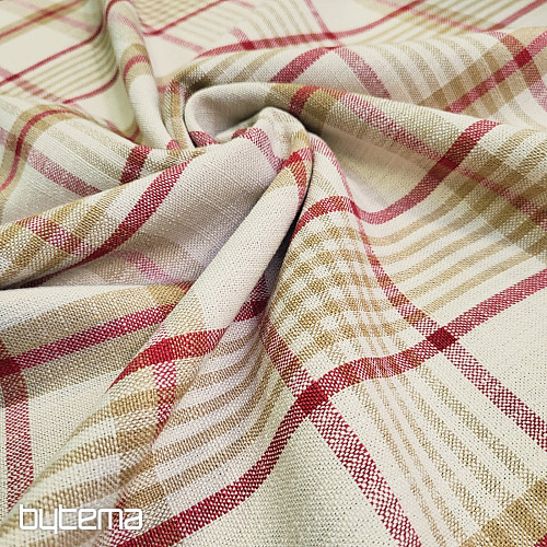 Decorative fabric ANZOL RED