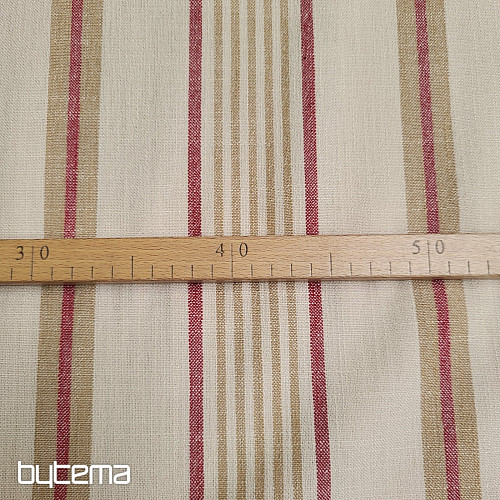 Decorative fabric TANGO RED