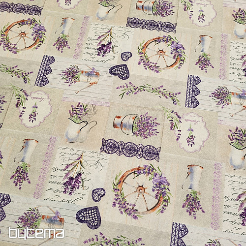 Decorative fabric LAVENDER IDUSKA
