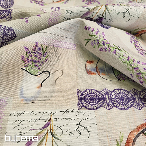 Decorative fabric LAVENDER IDUSKA