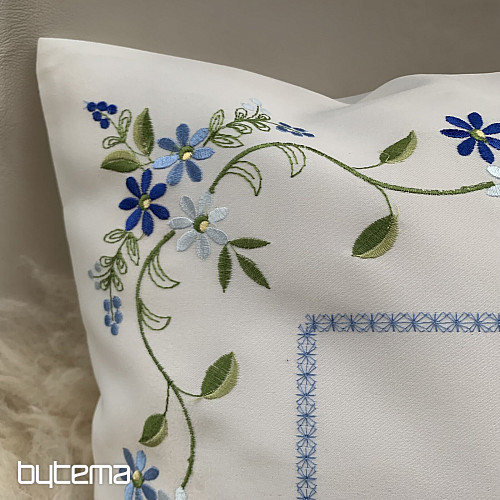 Embroidered decorative cover FORGOTTEN FLOWER