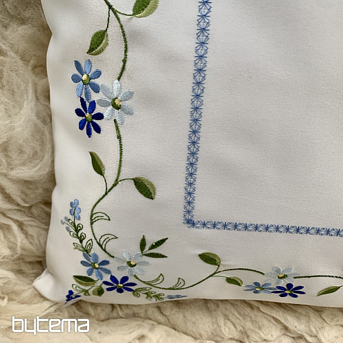 Embroidered decorative cover FORGOTTEN FLOWER