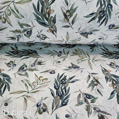 Decorative fabric ARBEQUINA OLIVES