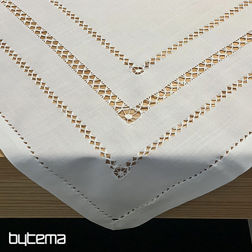 Tablecloth and scarf WHITE OPENWORK
