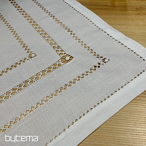 Tablecloth and scarf WHITE OPENWORK