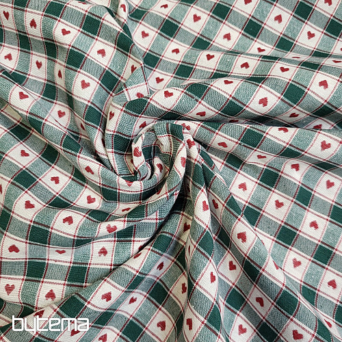 Decorative fabric MAXI CORET green