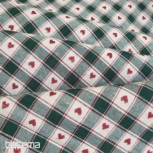 Decorative fabric MAXI CORET green