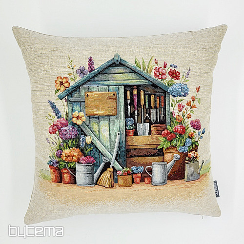 Tapestry pillowcase GARDEN SHED