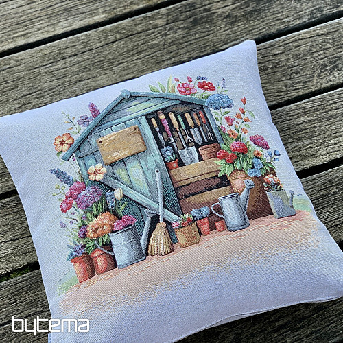 Tapestry pillowcase GARDEN SHED
