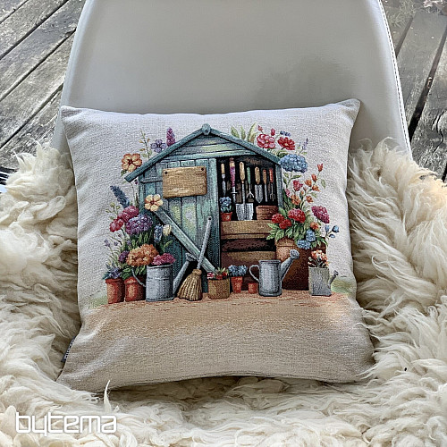Tapestry pillowcase GARDEN SHED