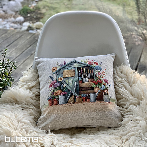 Tapestry pillowcase GARDEN SHED