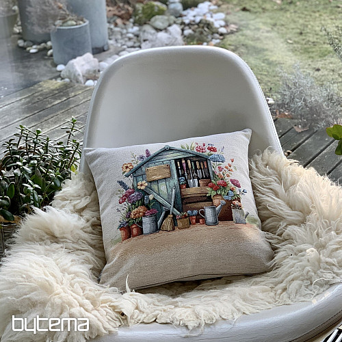 Tapestry pillowcase GARDEN SHED
