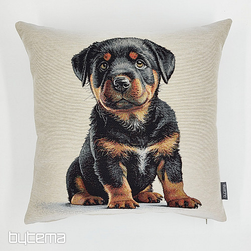 Tapestry pillowcase ROTTVEILER PUPPY