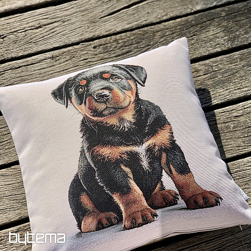 Tapestry pillowcase ROTTVEILER PUPPY