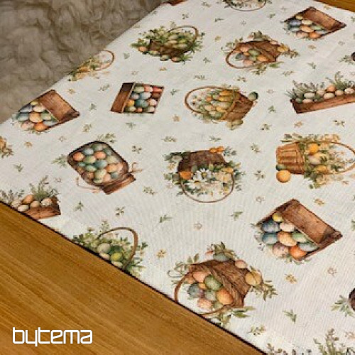 Easter tablecloth and scarf COLORFUL EGGS