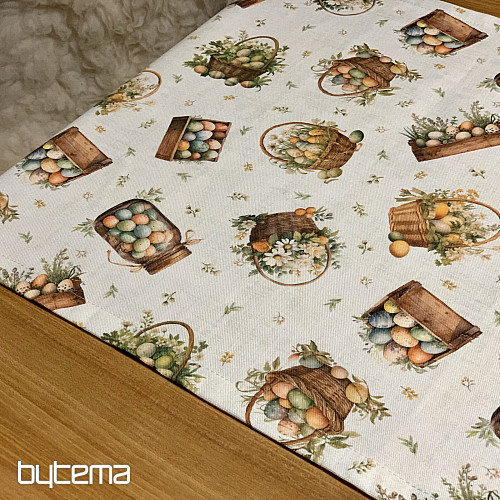 Easter tablecloth and scarf COLORFUL EGGS