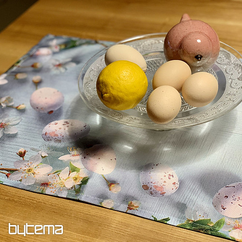 Tablecloth and scarf EASTER with flowers