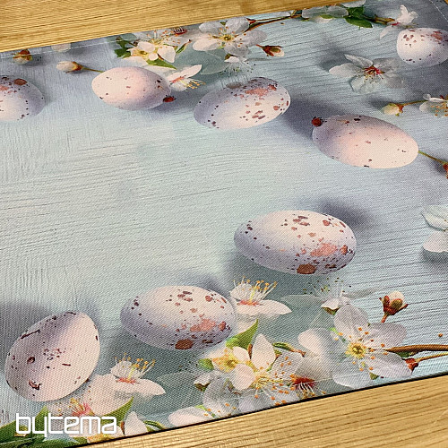 Tablecloth and scarf EASTER with flowers
