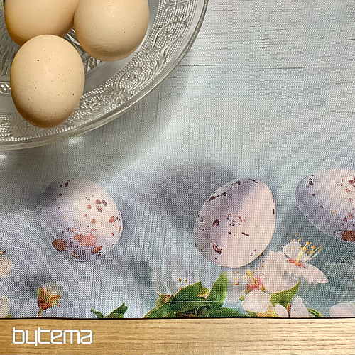 Tablecloth and scarf EASTER with flowers