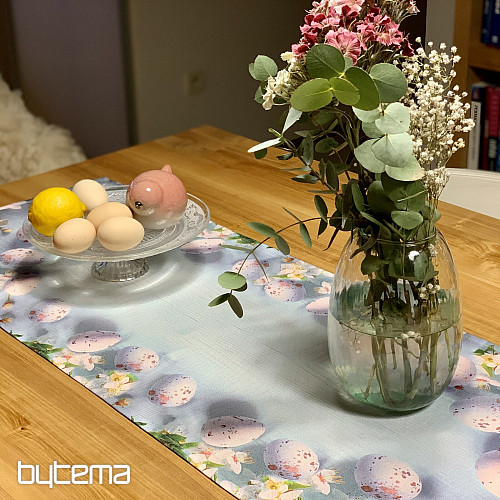 Tablecloth and scarf EASTER with flowers