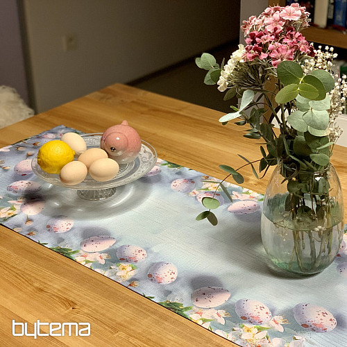 Tablecloth and scarf EASTER with flowers