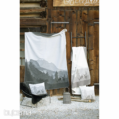 Blanket SAVONA DF LANDSCAPE WITH DEER