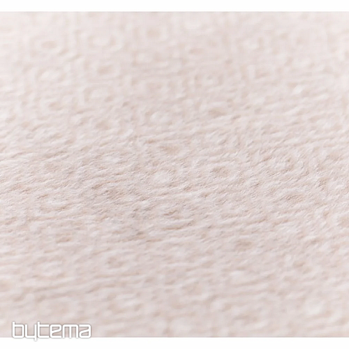 Blanket VIENNA ECRU with fringes