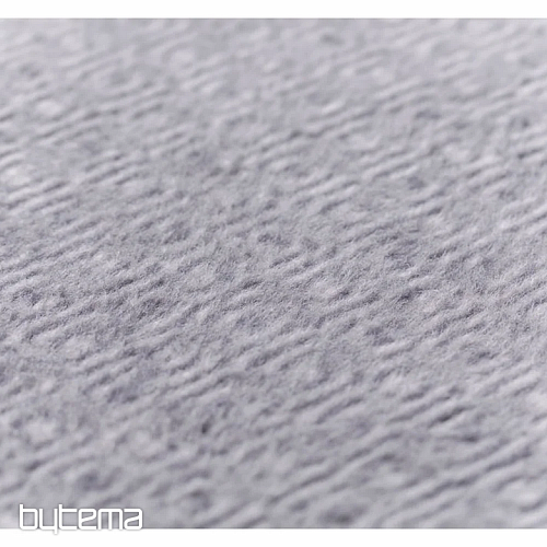 Blanket VIENNA GREY with fringes