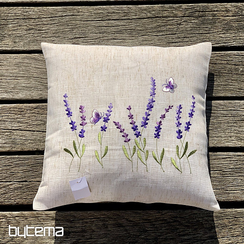 Embroidered pillowcase LAVENDER
