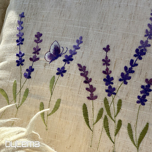 Embroidered pillowcase LAVENDER