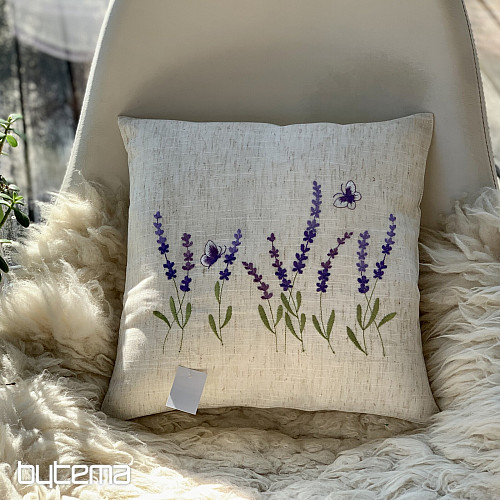 Embroidered pillowcase LAVENDER