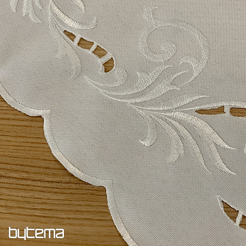 Tablecloth and scarf WHITE DREAM embroidered