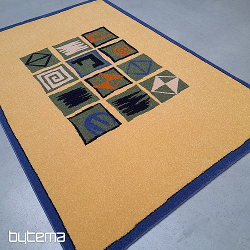 Modern geo piece carpet