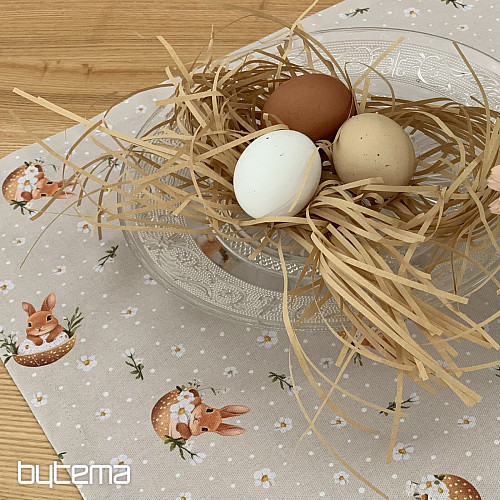 Easter tablecloth and scarf BUNNY NELA