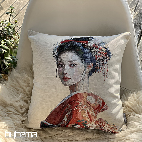Tapestry pillowcase GEISHA