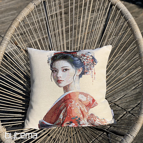 Tapestry pillowcase GEISHA